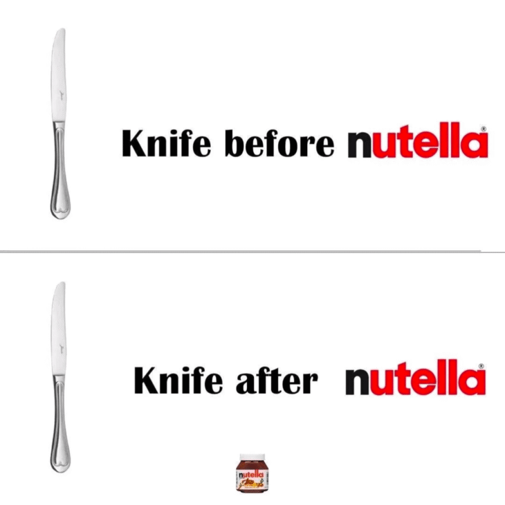 Before And After Nutella