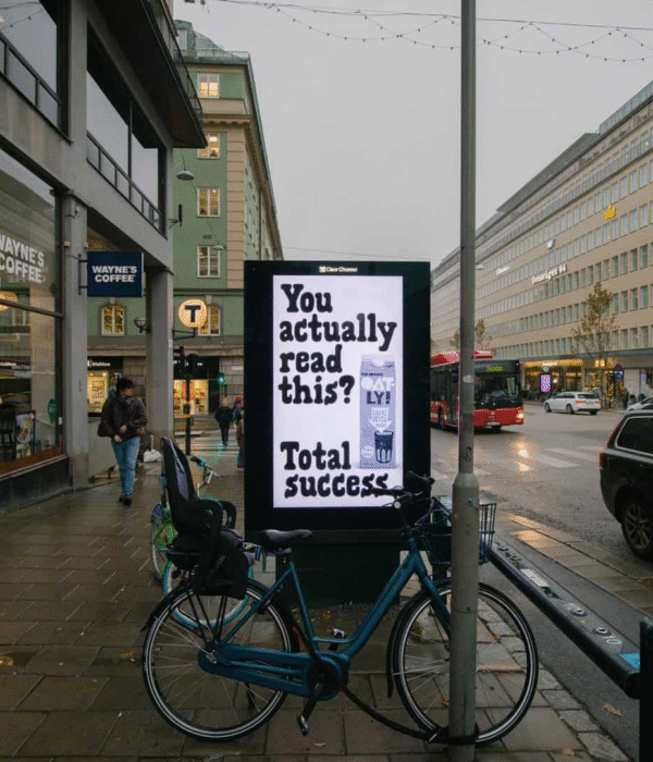 The Ad That Wins Just by Being Read.