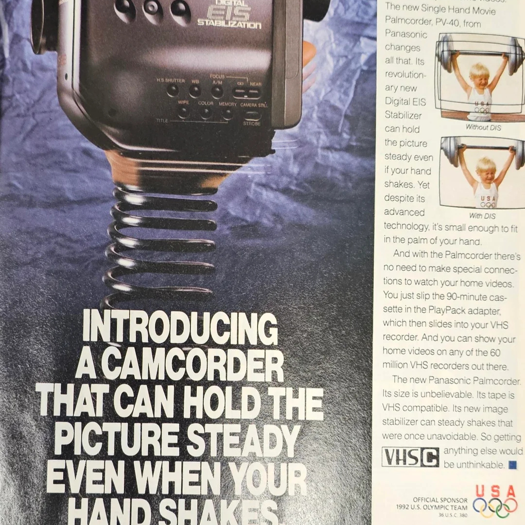 The Camcorder That Says “Hands Shaky? Not My Problem.”