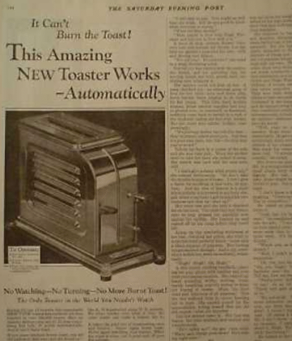 The Toaster That Promised a Future Without Burnt Breakfasts