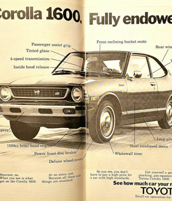 Fully Endowed: The Corolla 1600.