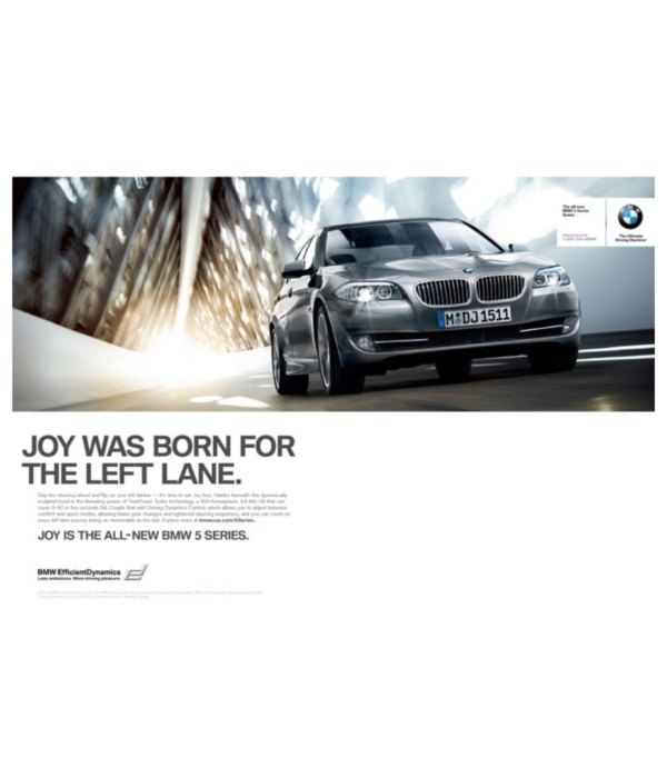 Joy Was Born for the Left Lane.