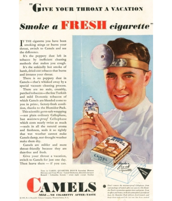 Give Your Throat a Vacation.