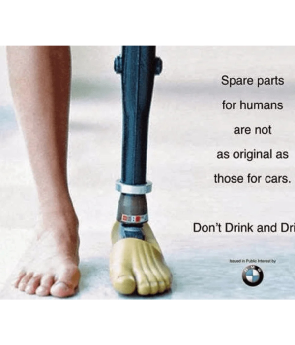 Don’t Drink and Drive.