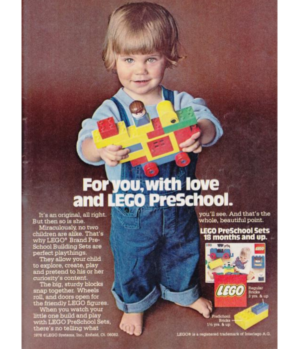 For you, with love, and LEGO Preschool.