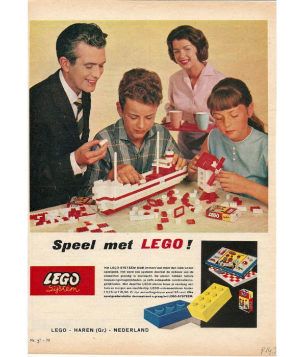 Play With LEGO, Build Wonder.