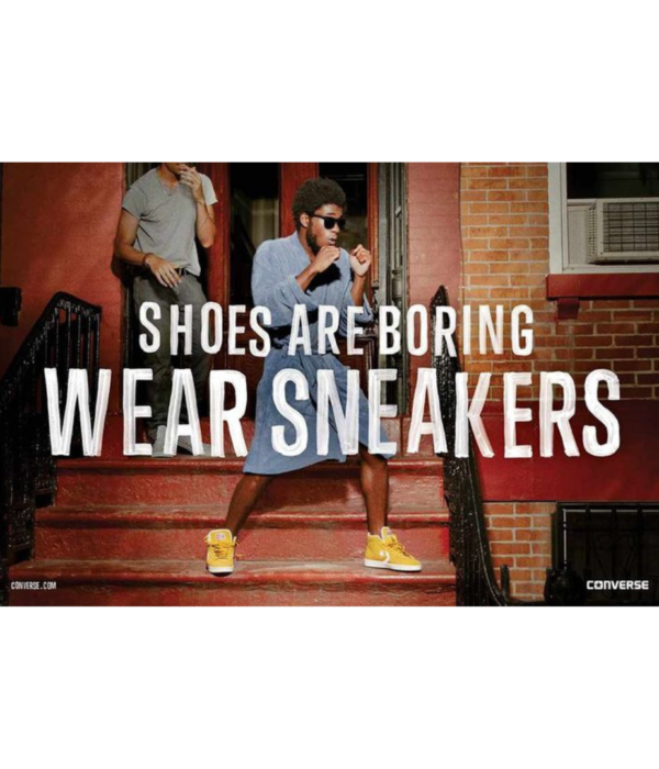Shoes Are Boring. We Wear Sneakers.